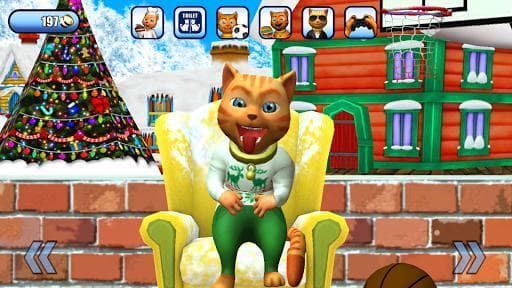 Talking Cat Leo Frozen Ice Fun screenshot 5