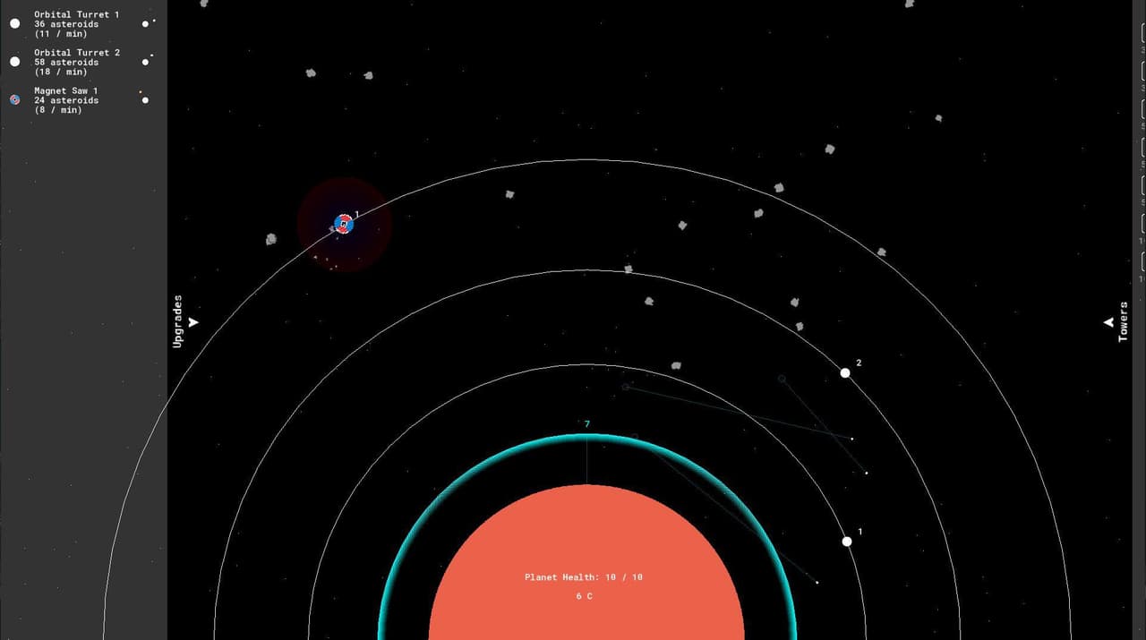 Orbital Tower Defense