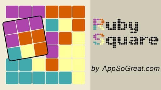 Ruby Square: logical puzzle game (700 levels) screenshot 3