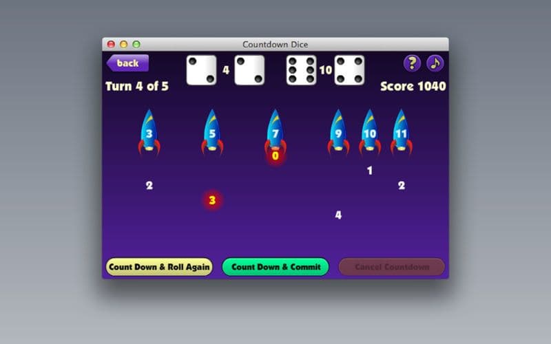 Countdown Dice screenshot 2