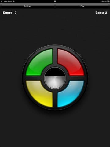 ! Simon Says Brain Trainer (color music game) HD screenshot 2