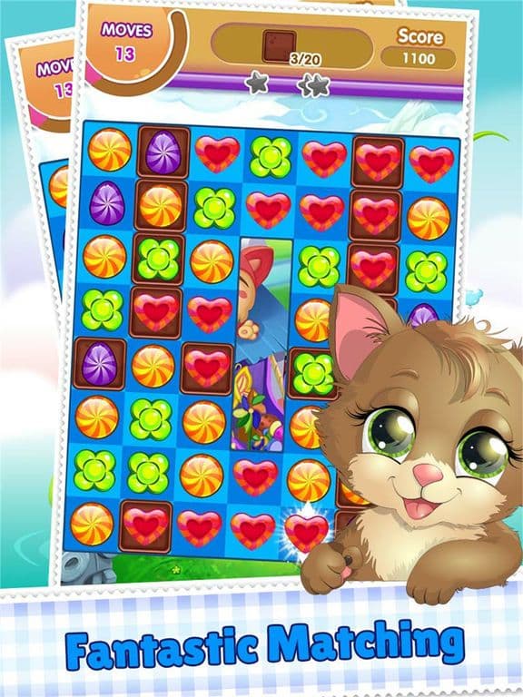 Cookie Link Pop 3 Match Journey Splash And Soda Jam screenshot 5