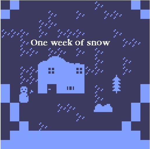 One week of snow