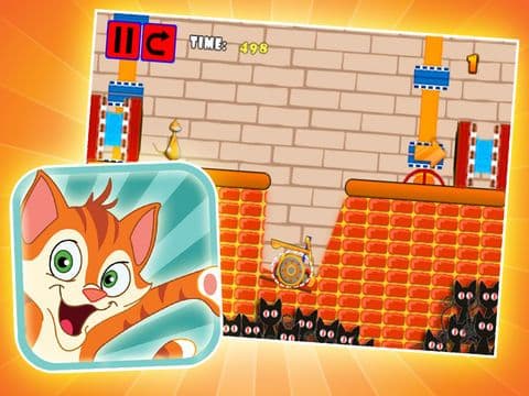 A Cute Catapult Kitty - Free Puzzle Games screenshot 2