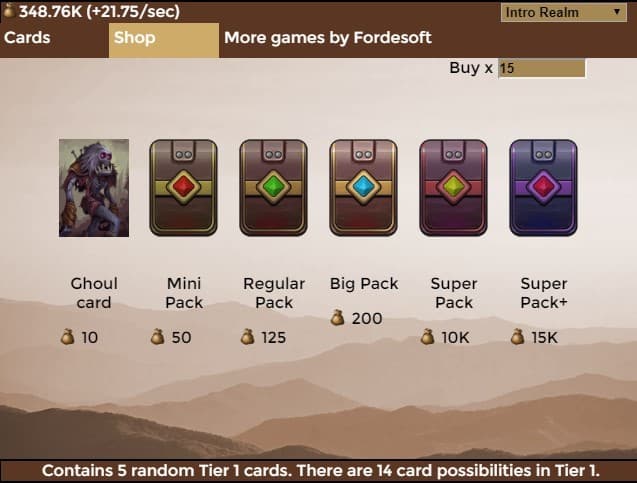 Creature Card Idle (itch) screenshot 3