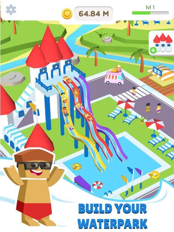 Idle Waterpark 3D Fun Aquapark screenshot 2
