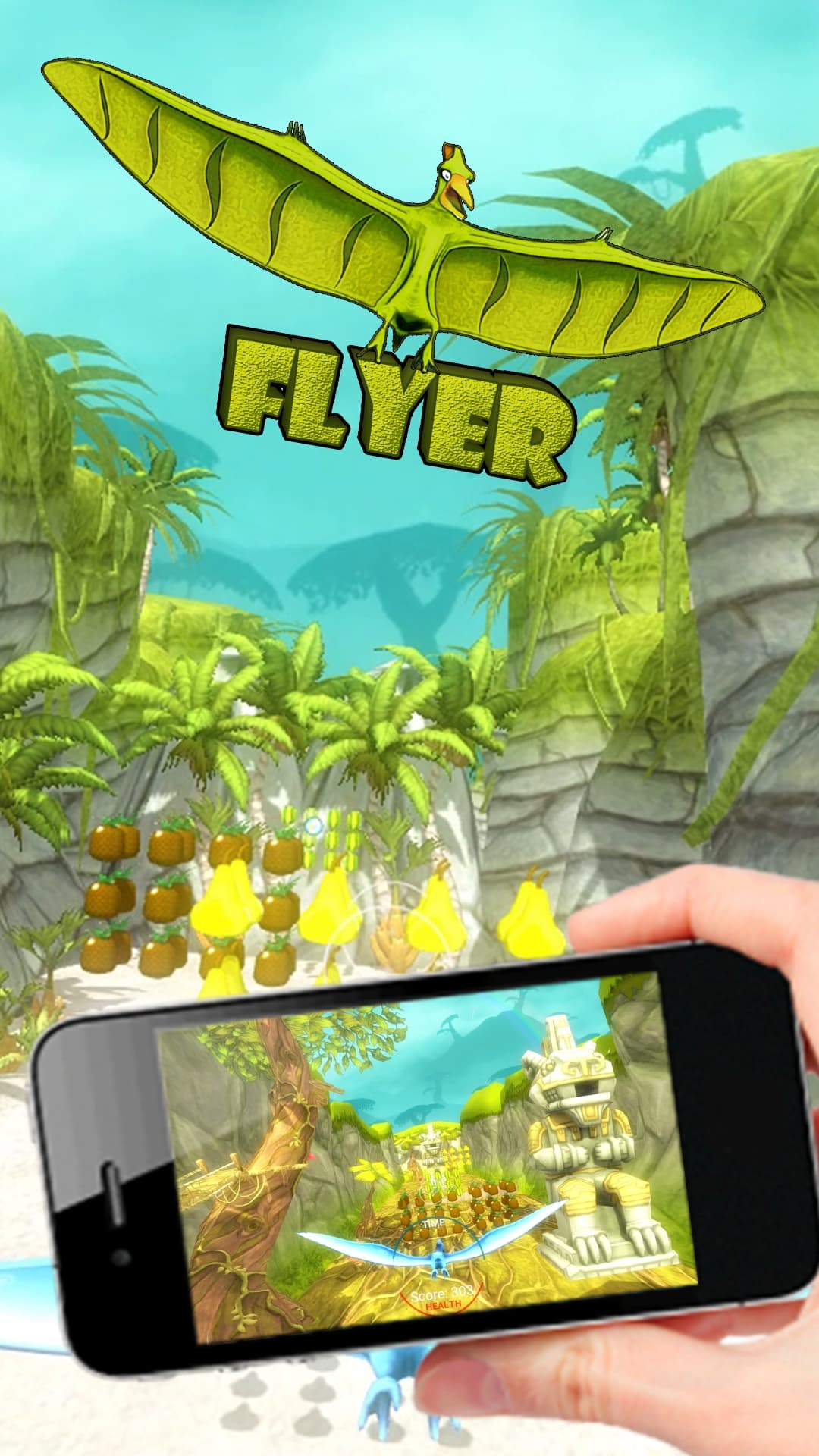 Flyer VR - fantasy 3D sky race