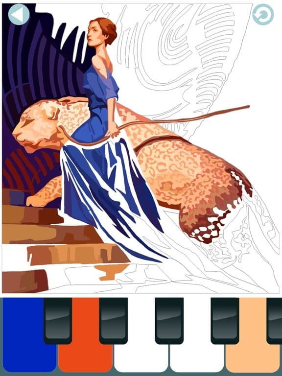 Color by Music: coloring game