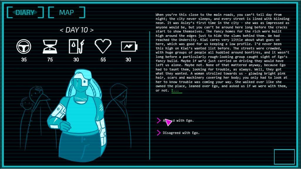 25 days on a cyberpunk roadtrip