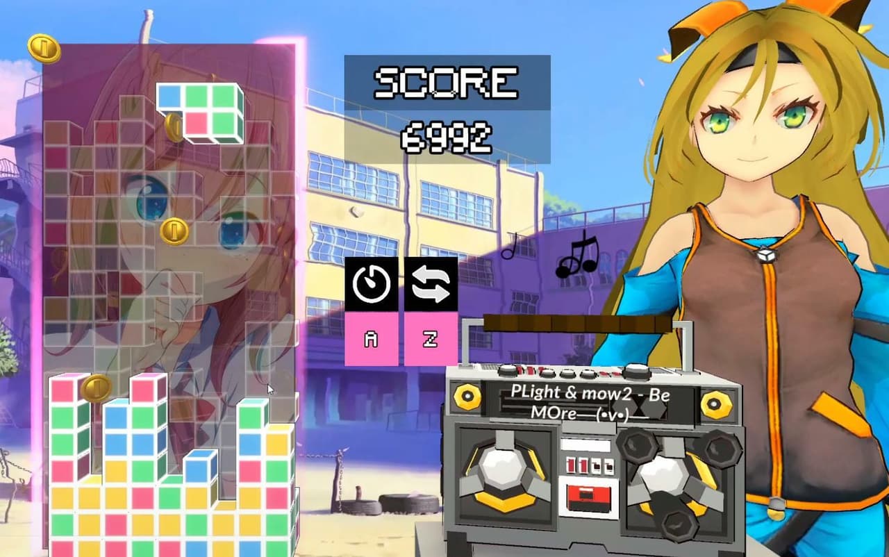 KOKORO TETRIS screenshot 3