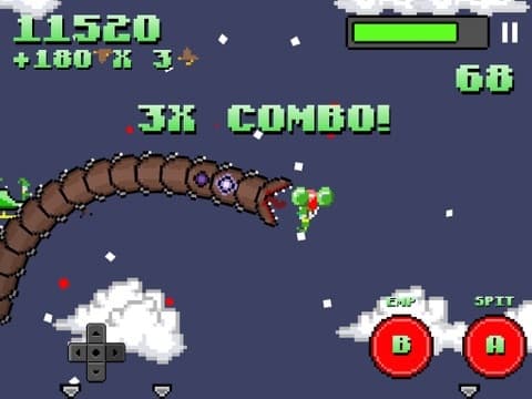 Super Mega Worm Vs Santa screenshot 3