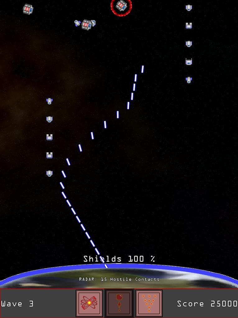 Earth Defense Missile Command screenshot 3