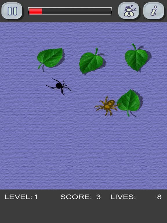 Kill the spiders! But do not touch the "Black Widow" (ad-free) screenshot 5