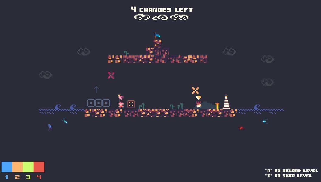Pink, Green, Orange and Blue screenshot 3
