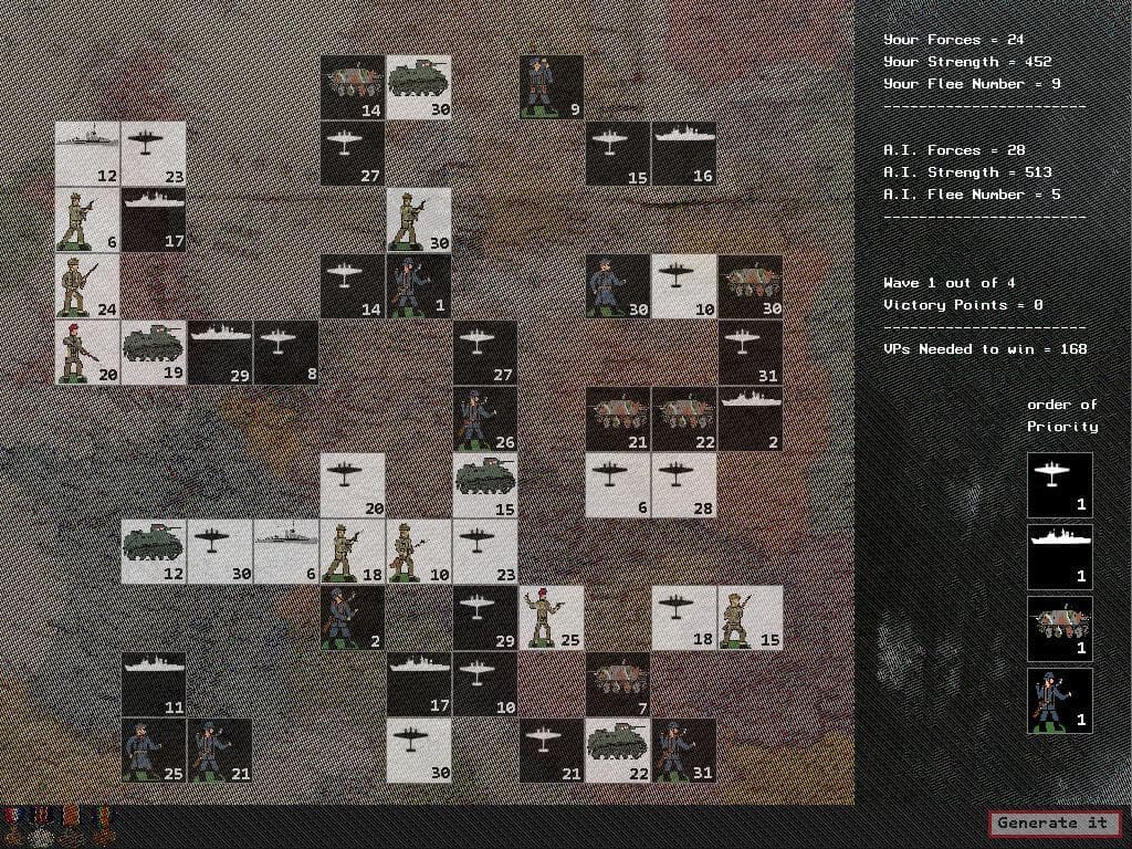 BattleGrid1942 ww2 boardgame