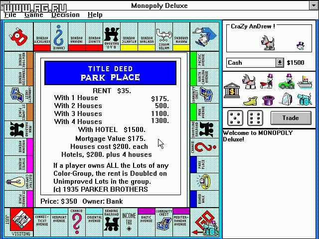Monopoly Deluxe screenshot 2
