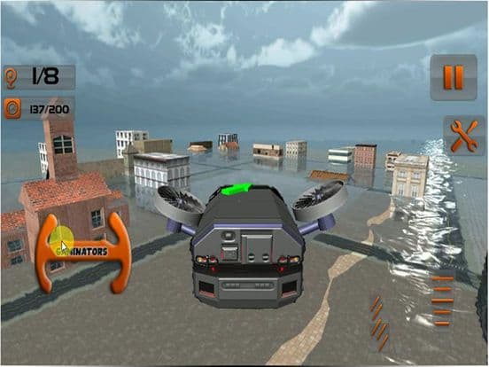 Flying Car Stunts 2017 screenshot 3