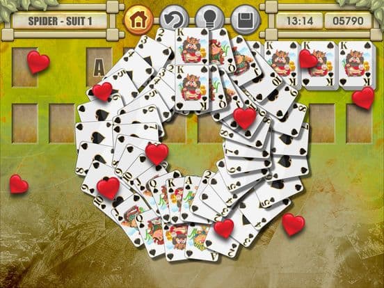 Spider Solitaire Hearts & Spades Patience