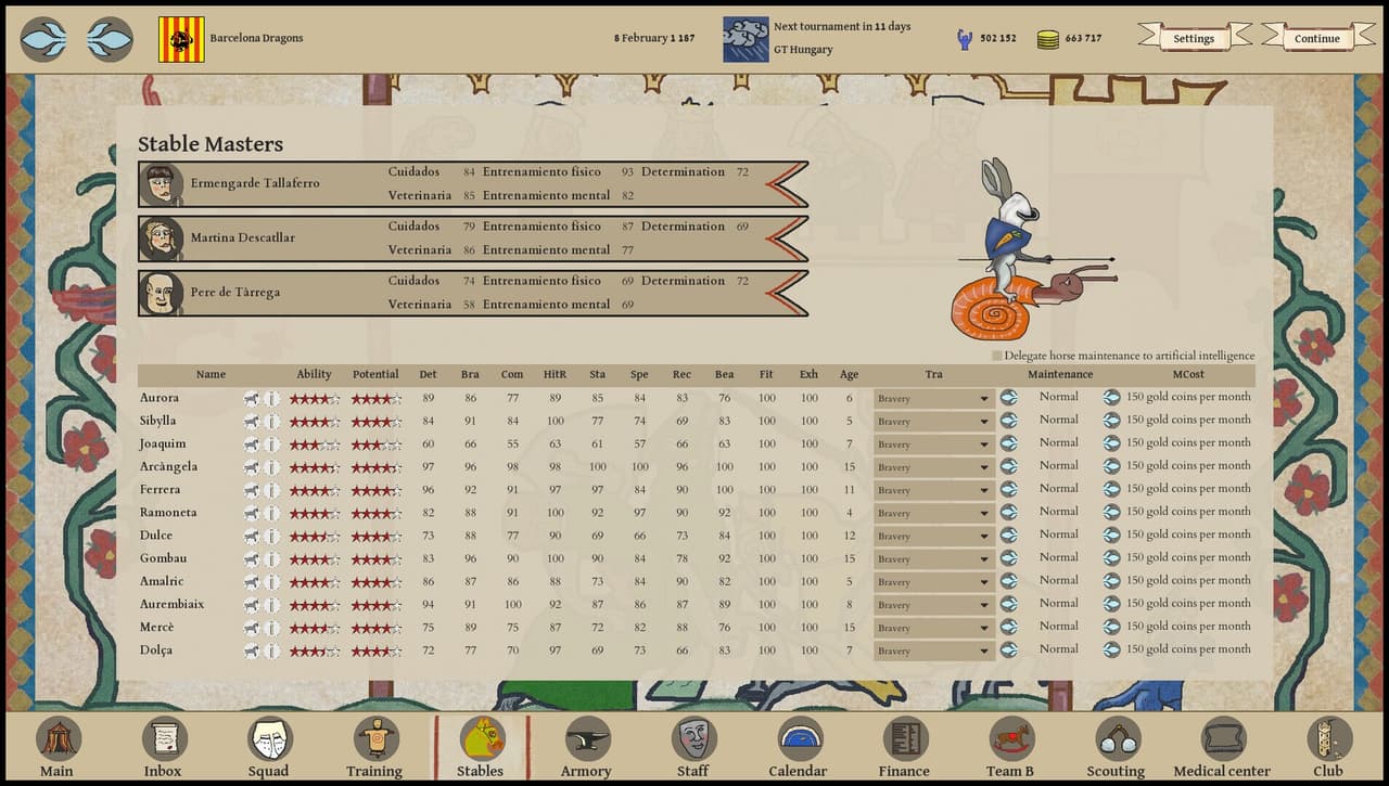 Jousting Manager screenshot 5