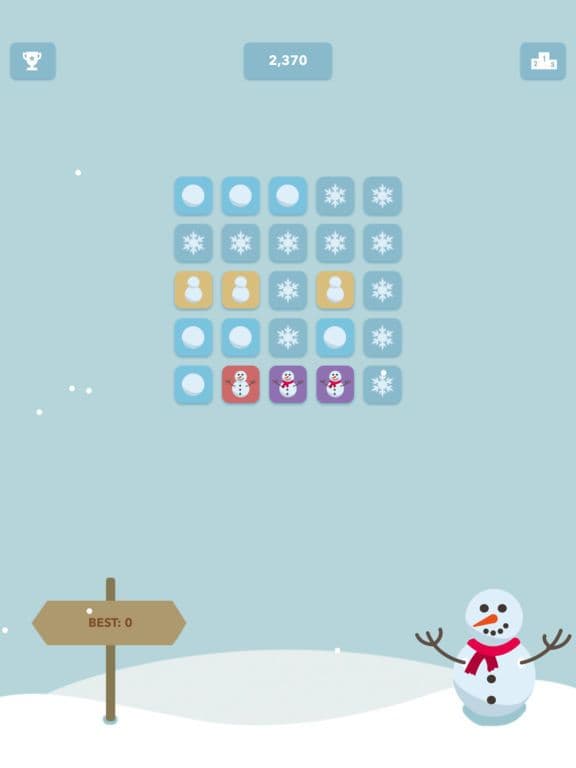 Snowman: Winter Puzzle screenshot 3
