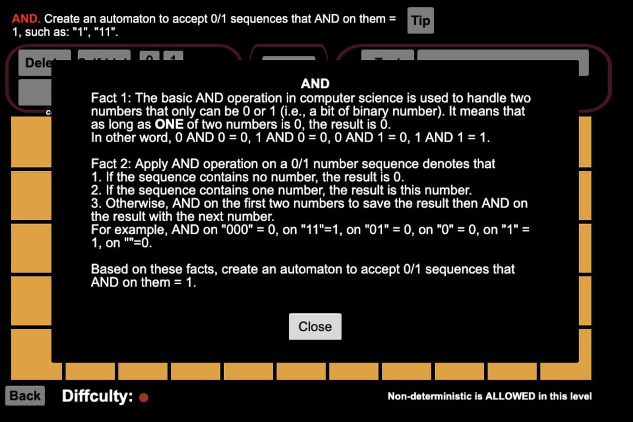 Finite State Automaton Challenges 2 screenshot 5
