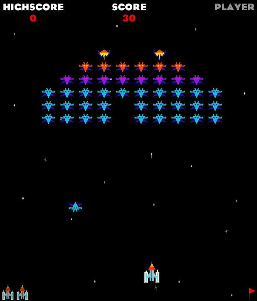 Galaxian (itch) (Joe Allen) screenshot 4