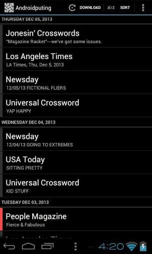 Daily Newspaper Crossword Puzzles screenshot 6