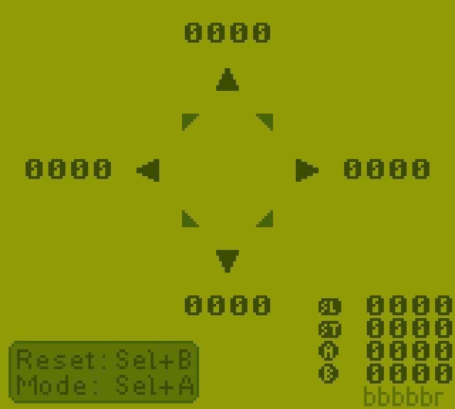 Game Boy / Analogue Pocket Button Test