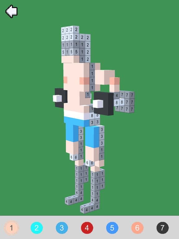 Voxel Art 3D - Color by number screenshot 3