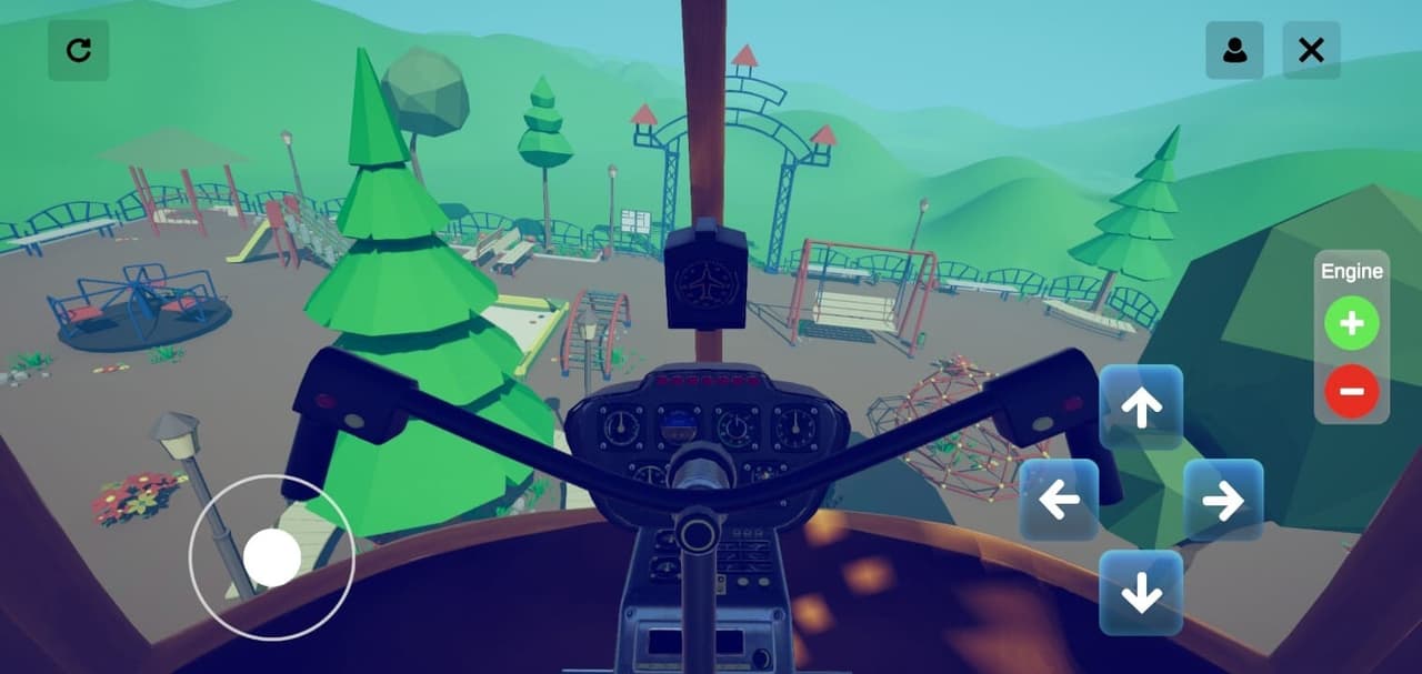 Helicopter Simulator (itch) (Aman) screenshot 2
