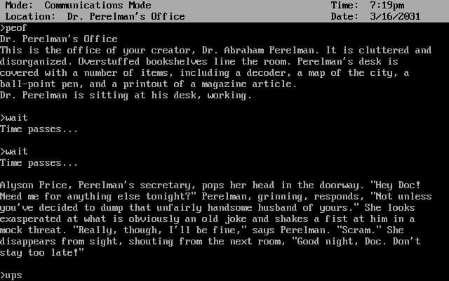 A Mind Forever Voyaging screenshot 3