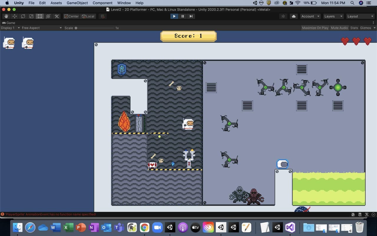 2D Platformer (JAJStudent)