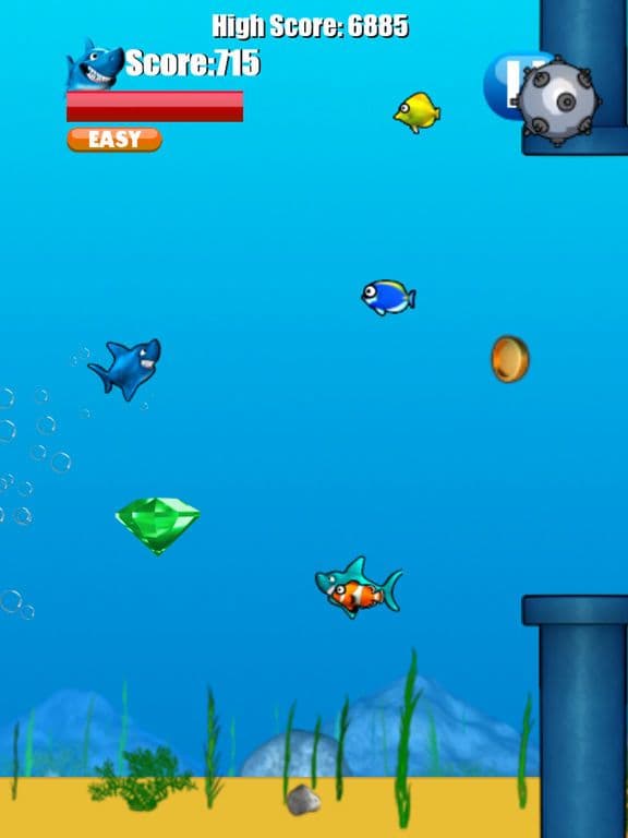 Jumpy Shark - Underwater Action Game For Kids screenshot 3