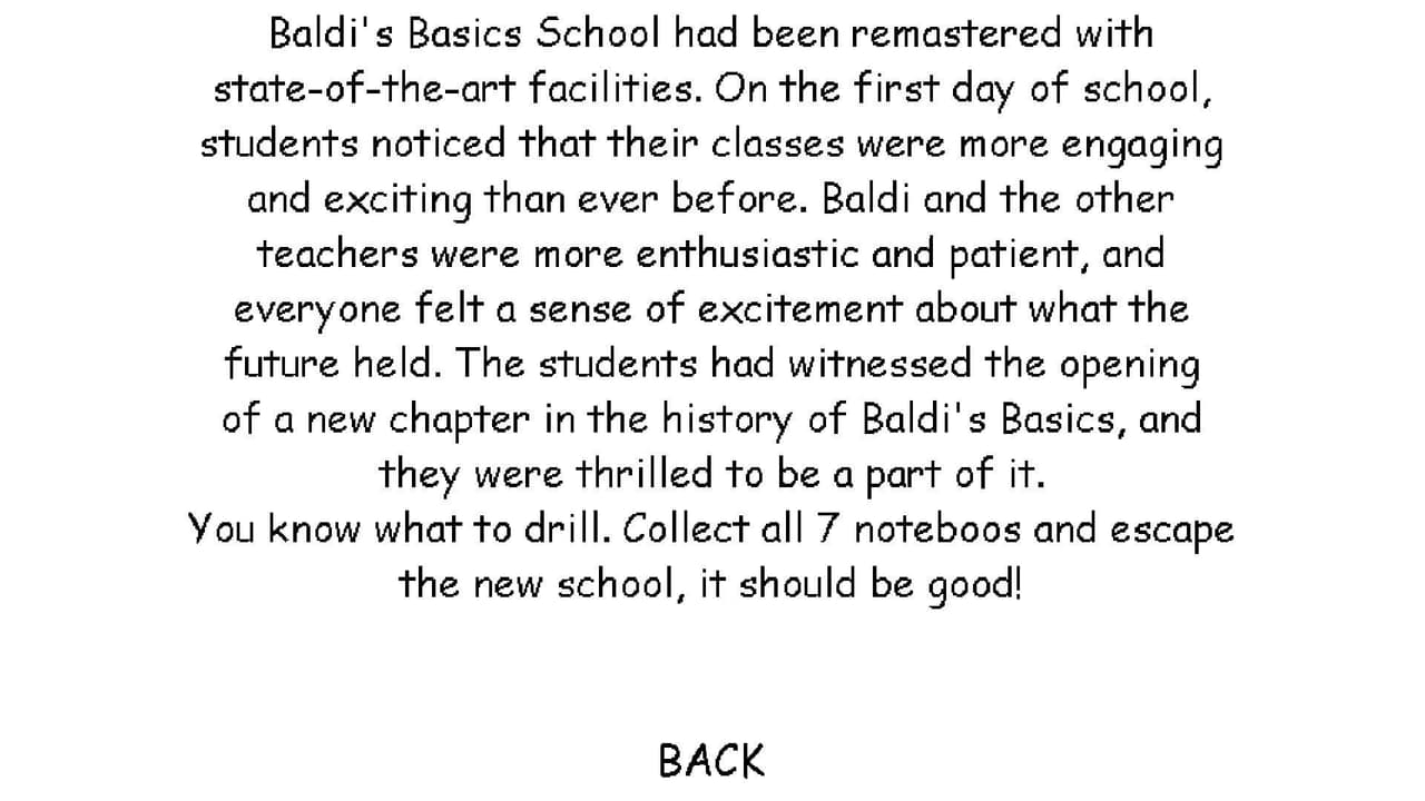 Baldis Basics New School Opening Remastered (Early Access) screenshot 3