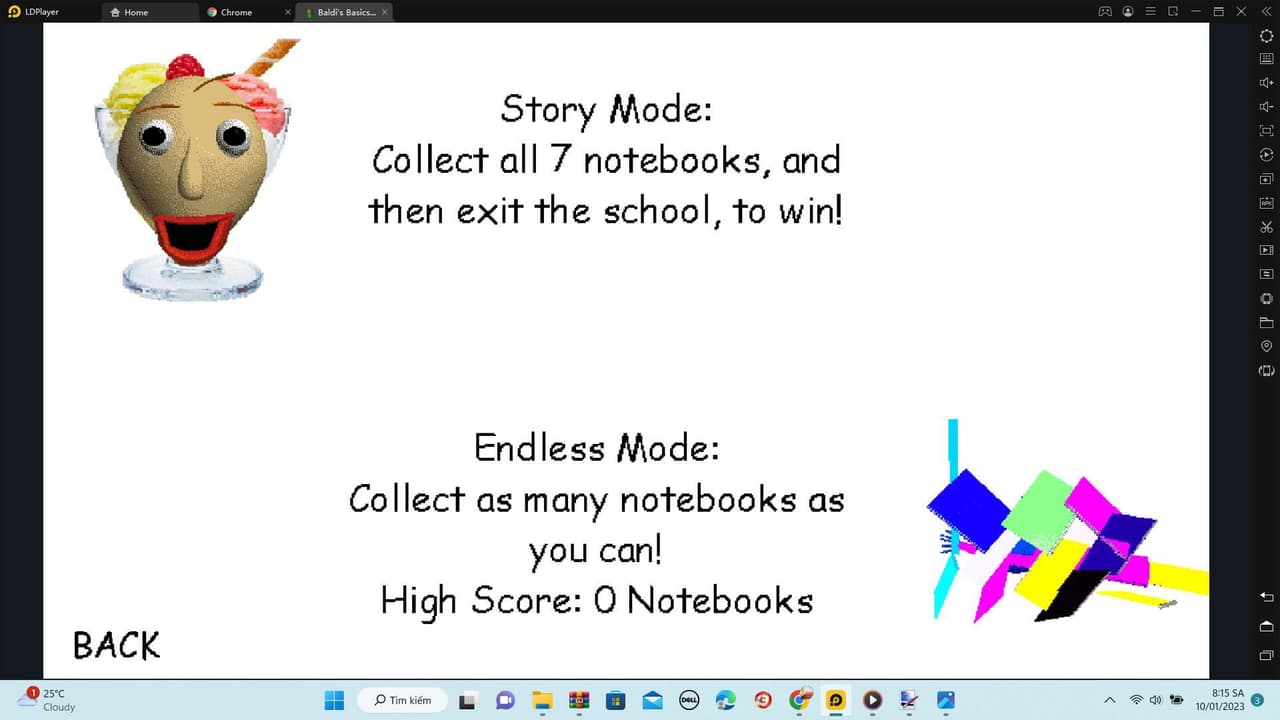 Baldis Loves Ice Cream Android Port screenshot 2