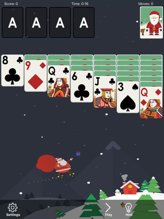 Klondike Solitaire: Christmas screenshot 2