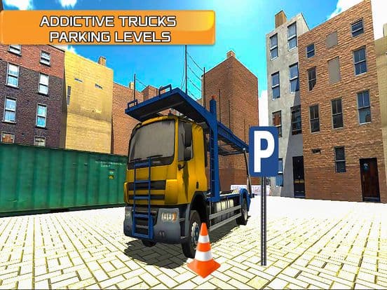 3D Truck Parking Simulator: HTV Driving Test screenshot 2