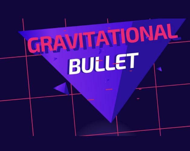 Gravitational bullet