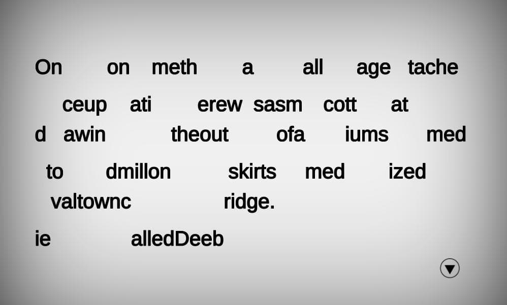 DEMO: The Fox and the Mouse: A Dyslexic text based adventure