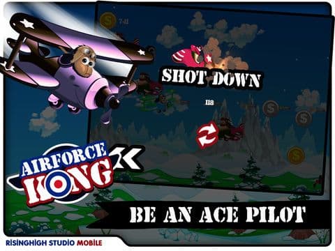 Air Force Kong Vs the Sky Plane Battle Squadrons screenshot 5
