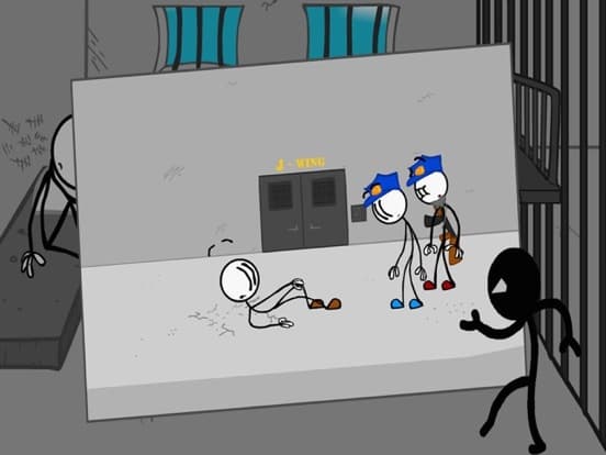 Stickman Prison Escape Sim
