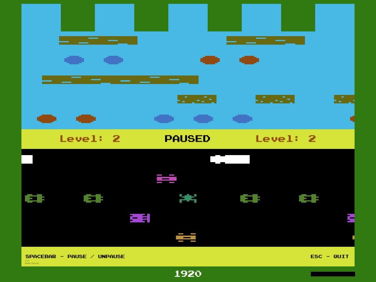 Frogger (itch) (Meter Games) screenshot 2