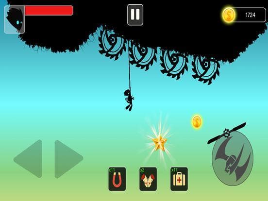 Stickman swing: Rope Swing screenshot 6