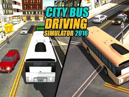 Real Modern city Bus driving simulator 3d 2016 - transport passengers through real city traffic screenshot 5
