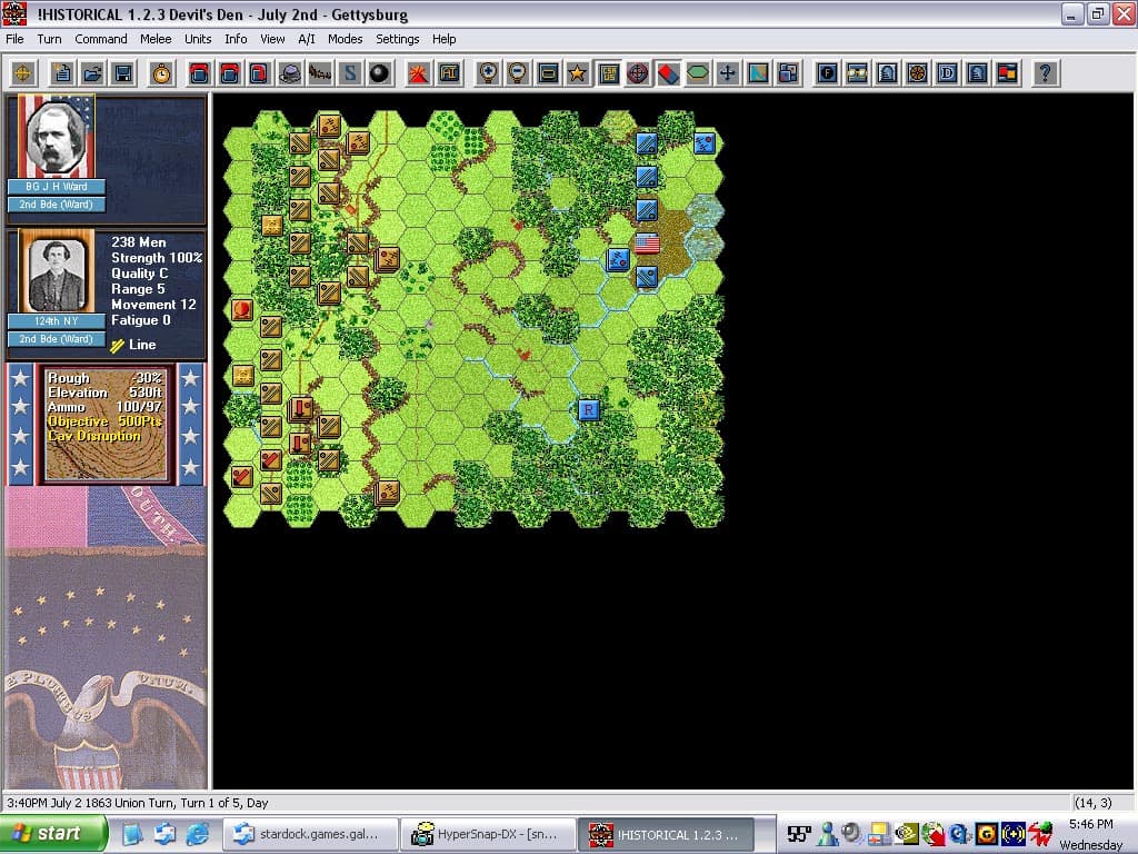 Civil War Campaigns: Campaign Gettysburg screenshot 4