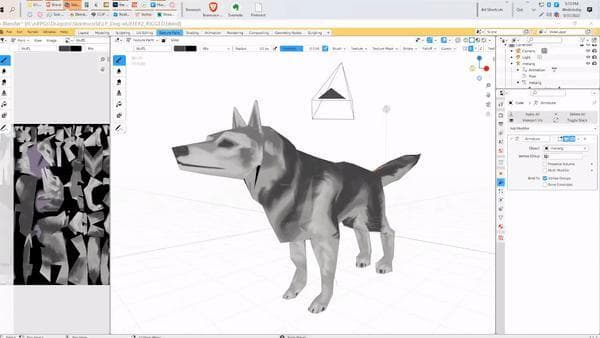 Low Poly Dog Type 2 screenshot 2