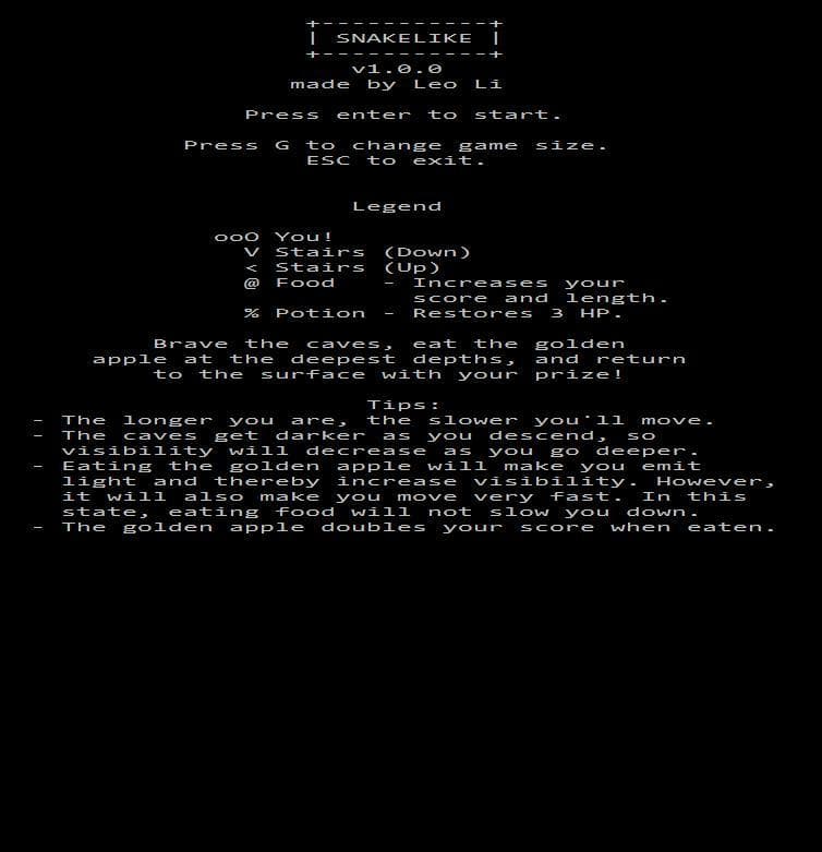 Snakelike (leo-li) screenshot 2