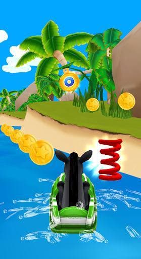 My Little Unicorn Runner - Pony Jetski Simulator screenshot 4