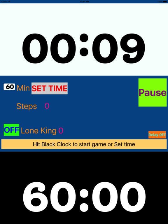 Chess Competition Clock for iPad