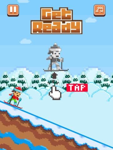 Ski Jumpers - Play Free Pixel 8-bit Skiing Games screenshot 3